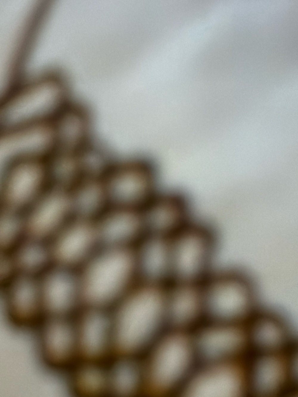traditional white Ethiopian handwoven cotton blanket  brown embroidered crosses - Picture 8 of 11